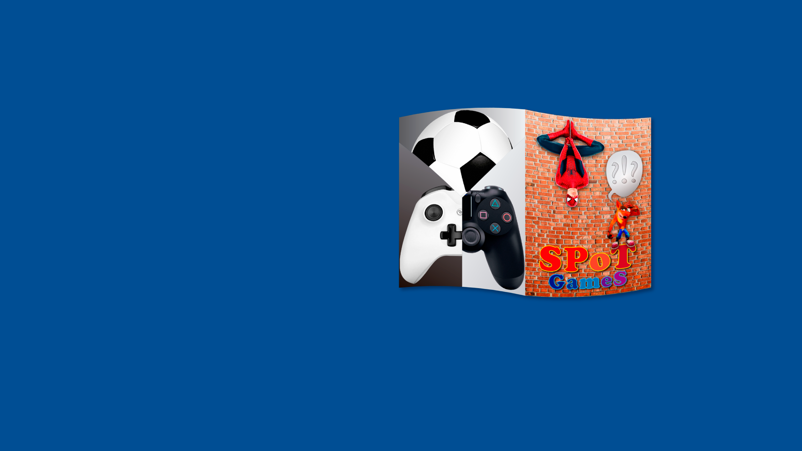 Folheto de Loja de Games
