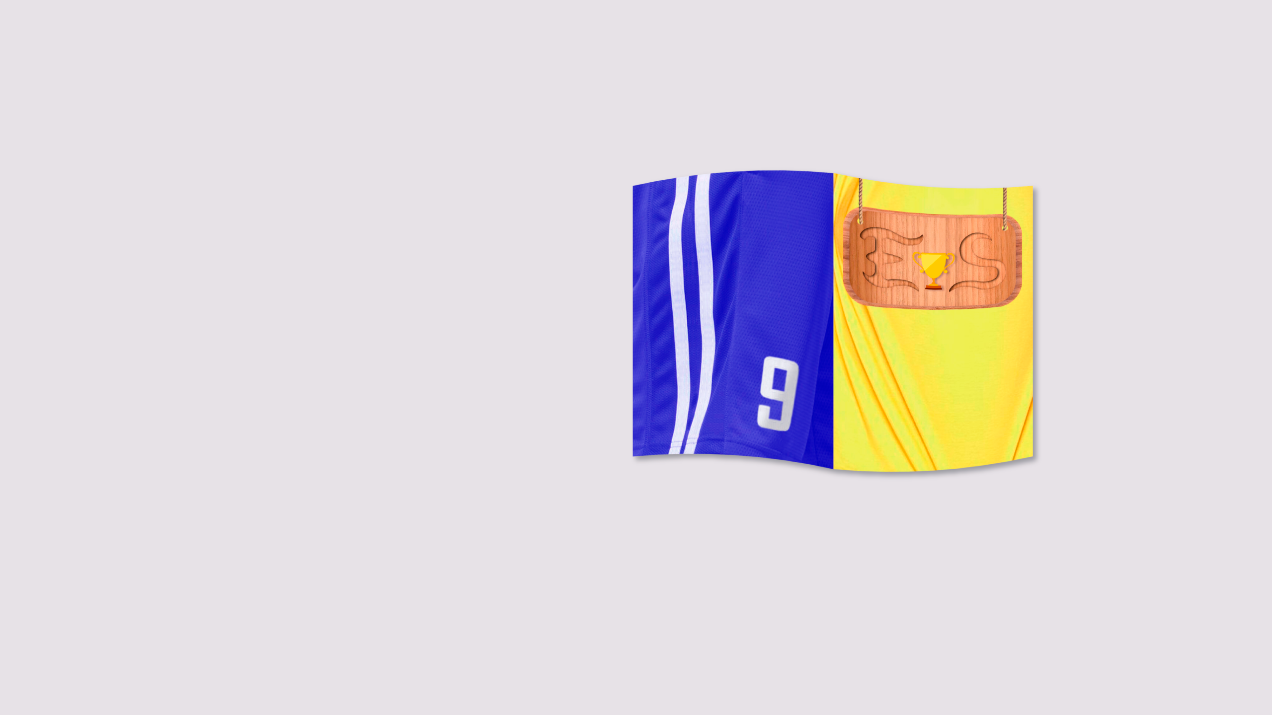 Folheto de Materiais esportivos