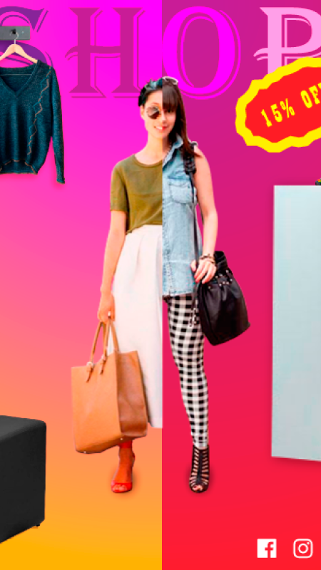 Flyer de Moda Feminina