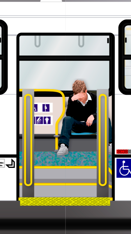 Folheto sobre aumento na condução de ônibus