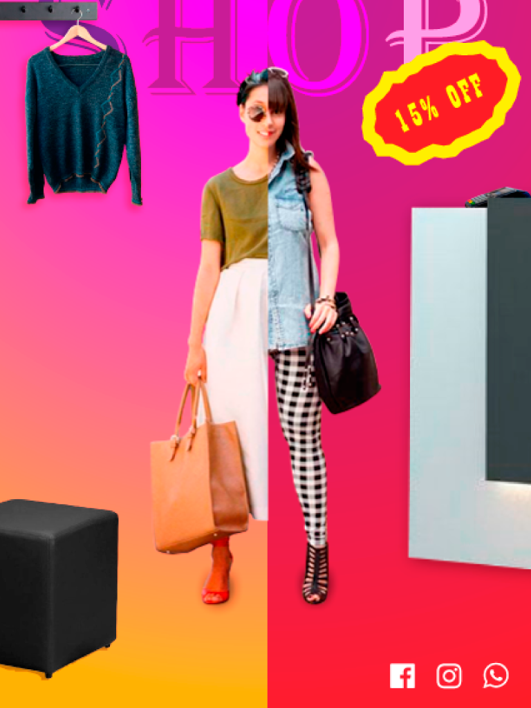 Flyer de Moda Feminina