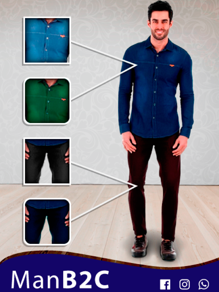 Flyer de Moda Masculina
